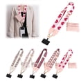 thumbnail image 4 of 1pcs Clip And Go Phone Strap with Zipper Pouch,Crossbody Adjustable Chain Lanyard with PU Leather Wallet for All Phones, 4 of 8