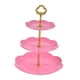thumbnail image 1 of Elegante soporte de presentación de postres de 3 niveles para ocasiones especiales estilo D, 1 of 9