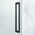 thumbnail image 5 of OVE Decors Bel Soft-Close Matte Black 60" Frameless Sliding Soft Close Shower Door, 5 of 14