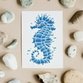 thumbnail image 4 of Seahorse Stencil 8.3x11.7inch Reusable Sea Animal Painting Template Summer Ocean Theme Marine Life Stencil, 4 of 6