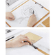 thumbnail image 4 of Carpeta de madera de gran capacidad con clips de bajo perfil para dibujar, esbozar, materiales de arte MFZFUKR CPB-US-XD218-1, 4 of 5