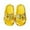 Yellow, variant on Djtdsds Kids' Bunny & Strawberry Print Slide Sandals Soft Non- Open-Toe Slippers Color:Pink,Size:3.5-4 Years