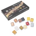 thumbnail image 1 of Watercolor Paint, Metallic Color System Beautifully Packaged Manicure Watercolor Paint Portable Convenient  For Painting Manicure For Coloring Writing, 1 of 8