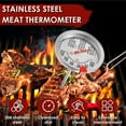 thumbnail image 3 of 2 Pcs Stainless Steel Meat Thermometer with 6.3cm Extra Large Dial Waterproof Food Thermometer Safe Leave in Oven for Cooking Baking, 3 of 10
