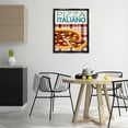 thumbnail image 2 of Stupell Industries Classic Pizza Italiano Food & Beverage Painting Black Floater Framed Canvas Art Print Wall Art, 25 x 31, 2 of 9