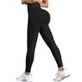 thumbnail image 4 of TGPMGRZ Leggings for Women Scrunch Lifting Gym Seamless Workout Leggings Tummy Control Yoga Pants Black Size S, 4 of 7