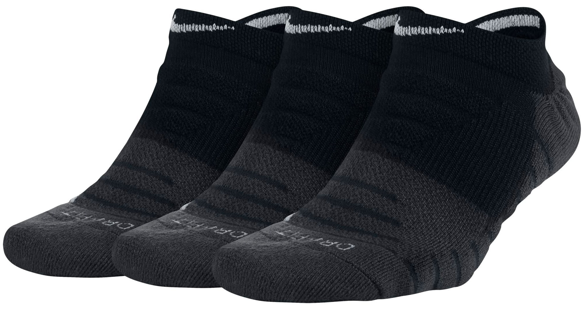 Nike - Nike Women's Dry Cushion No-Show Training Socks 3 Pack (black ...