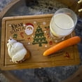 thumbnail image 3 of Gibobby de Nochebuena personalizado, de Navidad para Papá Noel, tablero de Nochebuena para padre, leche de Navidad y galletas para de Papá N(Caqui), 3 of 5