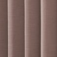 thumbnail image 4 of TWOPAGES Cotton Blend Curtain Light Filtering Pinch Pleat Textured Curtain for Bedroom, 1 Panel, 52"x108L, Coral, 4 of 6