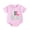 Pink, variant on Bagilaanoe Newborn Baby Girl Rompers Letters Print Short Sleeve Bodysuits 3M 6M 12M 18M Infant Casual One Piece Short Jumpsuit