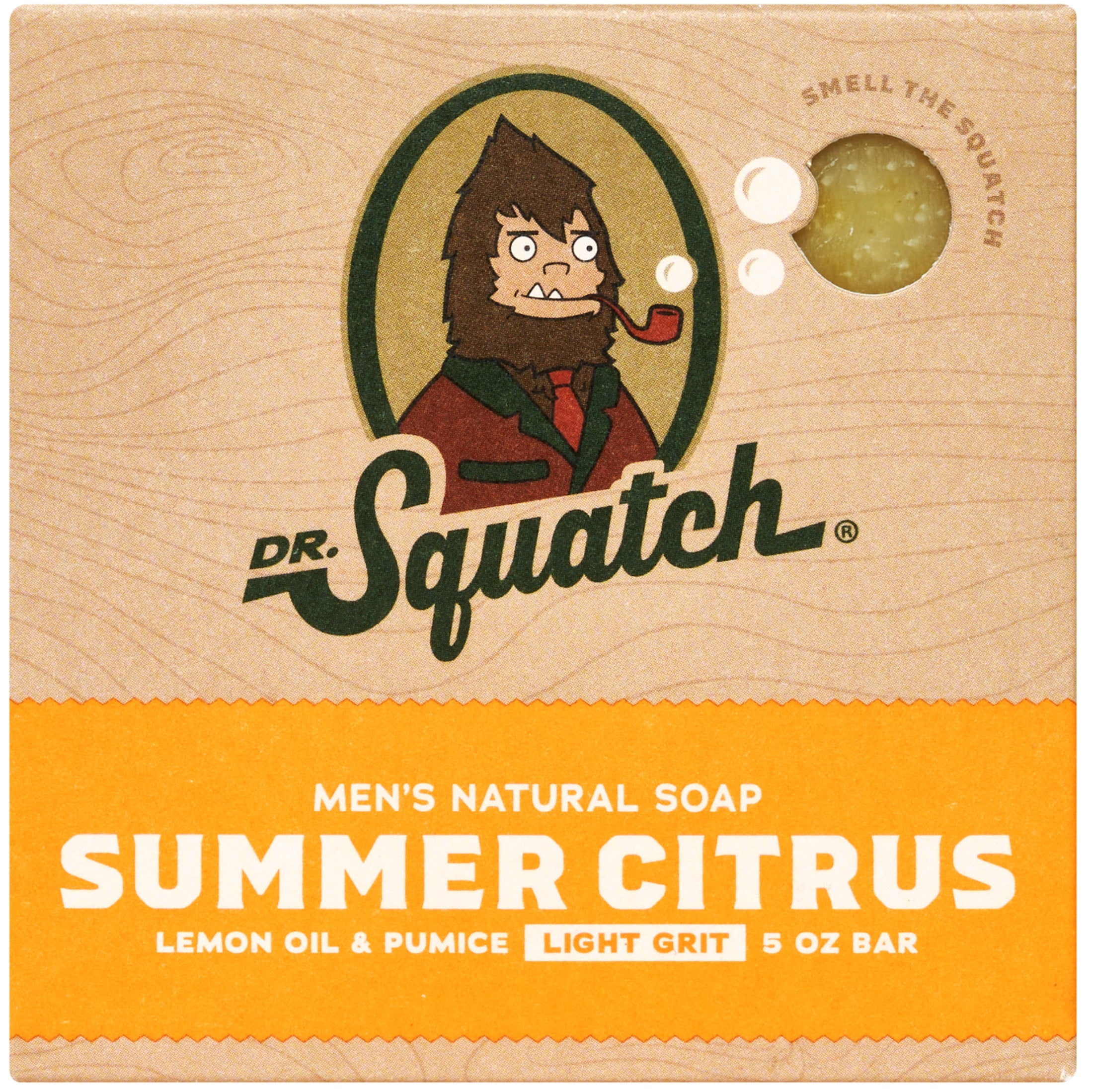 (2 pack) Dr. Squatch Men's Soap, Natural Bar Soap for Men, Summer Citrus, 5 oz