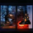 thumbnail image 6 of Horror Castle With Spooky Tree And Bats Window Sticker, Static Self-Adhesive Decoration For Home Party And Holiday Decor, 6 of 6