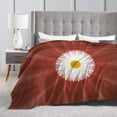 thumbnail image 6 of Blooming Flowers Throw Blanket, Anti-Pilling Ultra-Soft Micro Fleece Cover Blanket for Bed Sofa, for All Seasons, 40"x30", 6 of 9