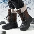 thumbnail image 6 of HOBIBEAR Women's Snow Boot Anti-Slip Waterproof & Lace Up Winter Boots for Women, 6 of 9
