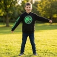 thumbnail image 3 of Jurassic Park Boys Pullover Hoodie, Dinosaur Graphic Fleece Sweatshirt, Black, Sizes 420, 3 of 9