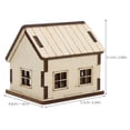 thumbnail image 2 of AMERTEER Diy Miniature House Kits Tiny 3d Wooden House Model Assembly Rustic Mini House Building Kit For Home Decor And Craft Projects, 2 of 8