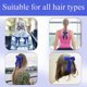 thumbnail image 4 of Royal Blue Hair Bow Clips for Women and Girls with Long Tail Satin Ribbon and Alligator Clip, 4 of 4