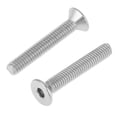 thumbnail image 1 of 180pcs M4 304 Stainless Steel Flat Head Bolt Screws Assortment Kit with Nuts, Designed for Industrial and Construction Fasteners, Convenient Storage Box Included, 1 of 7
