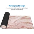 thumbnail image 4 of Marble XL Extended Mouse Pad with Stitched Edges, Cute Large Gaming Mousepad Desktop Mat, Funny Gifts Big Long Deskpad for Laptop, Keyboard, Computer for Women Office (Gold Splatter, 31.5 * 11.8 in), 4 of 6
