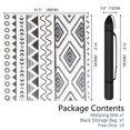 thumbnail image 2 of Premium Boho Pattern Anti-Slip Rubber Pad for Game Tables 31.5 Inch Square Mahjong Mat with Quiet Surface for Tile Play Cards and Multi-Functional Use, 2 of 7