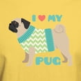 thumbnail image 3 of CafePress - Love My Pug T Shirt - Men's Classic Graphic T-Shirt, 3 of 4