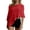 Red, variant on Women's Off Shoulder Lightweight Knit Poncho Asymmetric Hem Beach Cover Up Tops Casual Loose Fit Summer Blouses