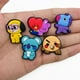 thumbnail image 4 of Lindo Jibbitz 1pcs cartoon BTS Personaje Crocs charms Zapato Pin Accesorios Decorar Zapatillas Sandalias Hebilla Regalos Para Niños, 4 of 4