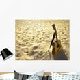 thumbnail image 1 of Sunny Beach Acoustic Guitar Wall Mural by Wallmonkeys Peel and Stick Graphic (36 in W x 27 in H) WM134993, 1 of 4