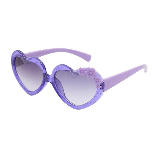Gafas de sol de corazón Hugo para niños Violeta