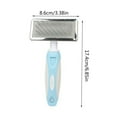 TIIFSWHS Pet Comb Stainless Steel High Low Needle Comb Cat Cleaning Grooming Comb Unknotted To