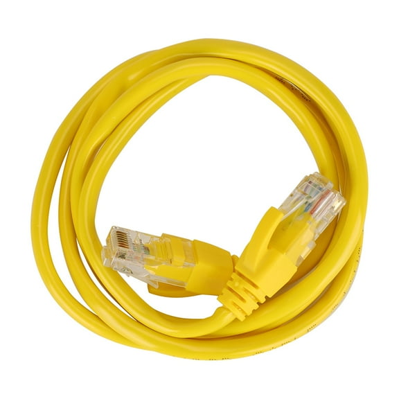 Sarapandan RJ45 1000M CAT5 Gigabit High Speed Ethernet Lan Network Yellow Patch Cable 2 meters