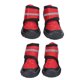 thumbnail image 2 of Zapatos para mascotas Botas antideslizantes ajustables para perros al aire libre para perros pequeños, medianos y grandes (rojo 5 cm 2 pulgadas), 2 of 8