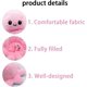 thumbnail image 3 of Pulpo reversible de peluche de pulpo rosa y azul, muñeco de peluche de pulpo reversible de doble cara, alivia el estrés y calma el estado de ánimo, 3 of 5