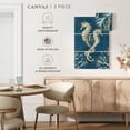 thumbnail image 5 of Elephant Stock Playa Sealife Ii Indigo Wall Art - Vertical Multi Panel Canvas - Living Room Wall Decor - Animal Multi Panel - Blue And Orange Decor By Paul Brent - 28" x 45", 5 of 8