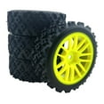 thumbnail image 4 of 4 Juego de neumátic goma hexagonales repuest Wltoys Amarillo Zulema Ruedas y neumáticos de coche RC, 4 of 5