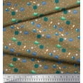 thumbnail image 3 of Soimoi Polyester Crepe Fabric Star,Planet & Alien Cartoon Print Fabric by Yard 52 Inch Wide, 3 of 3