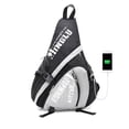 thumbnail image 4 of Fashion chest bag men's tide brand printing pattern large-capacity shoulder bag sports backpack men's travel messenger student school bag, 4 of 14