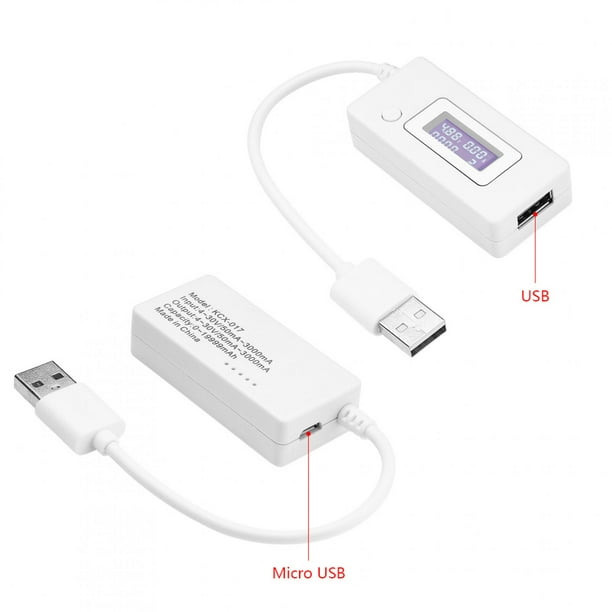 Probador De Capacidad, Probador De Corriente, Detector De Corriente USB 4V-30V, Mini De Alta Precisión Para Capacidad De Batería
