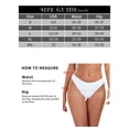 thumbnail image 3 of Ocean Blues Women's High Leg Bikini Bottom Mid Rise Swim Bottom Cheeky White Bathing Suit Bottom, Size S, 3 of 7