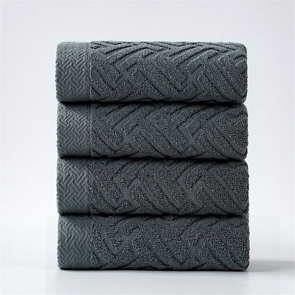 Plain Large Wash Towel Household Bathroom Towel Absorbent Soft and Skin Friendly Cotton Towel Adult Towel Thickened Quick Drying Solid Color Towel, Towel