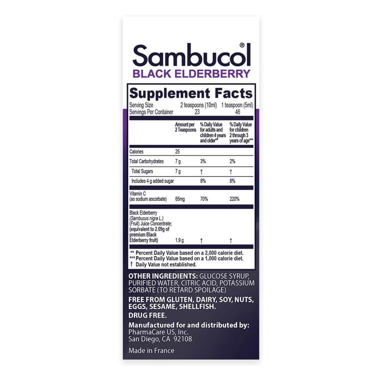 Sambucol Black Elderberry Syrup For Kids, 4oz photo 8