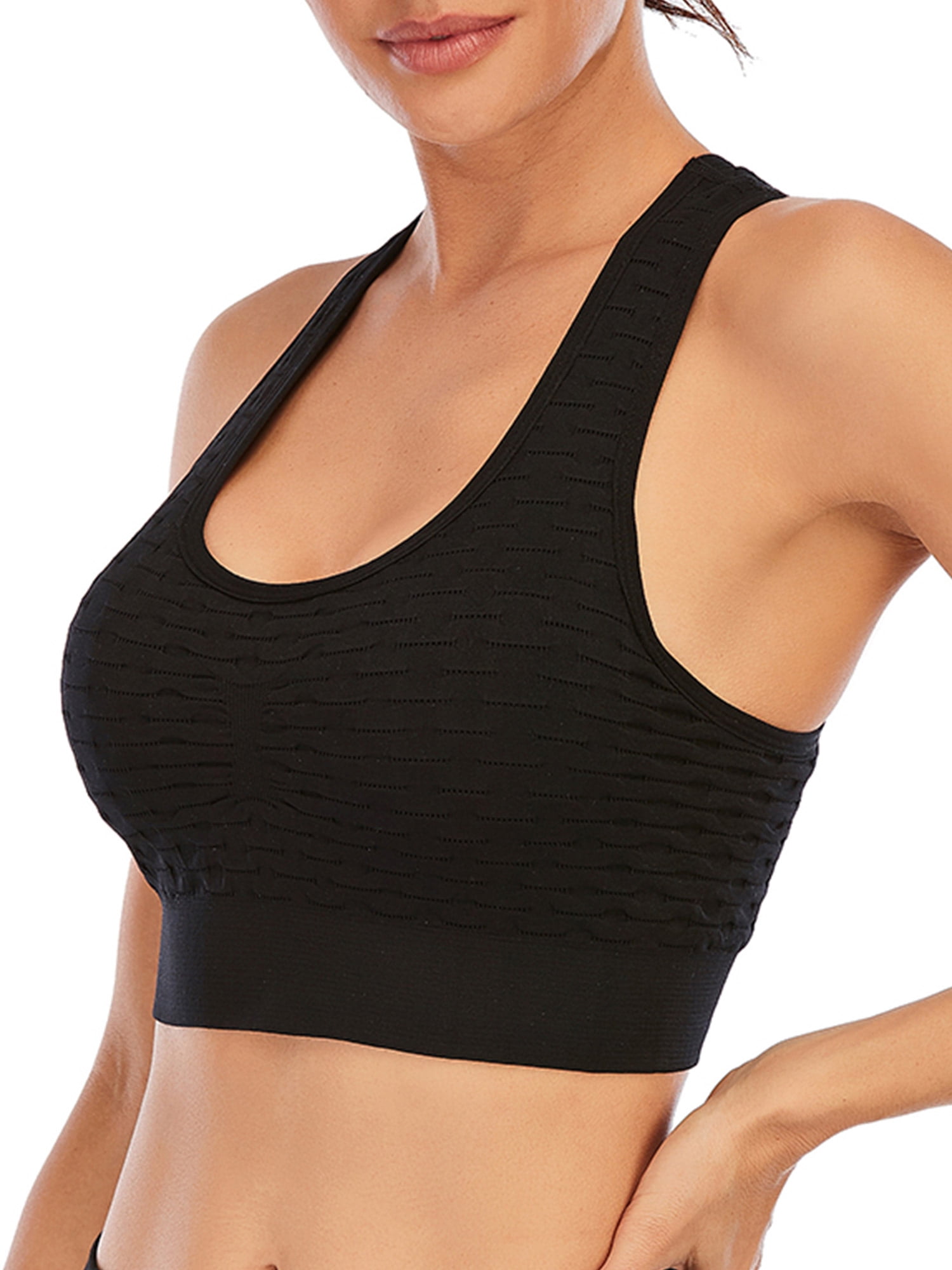 Crossover Back Sports Yoga Bra Womens Workout Fitness Running Quick Dry Bra Padded Comfortable Medium Support for Women Crossover Back Sports Yoga Bra Womens Workout Fitness Running Quick Dry Bra Padded Comfortable Medium Support for Women