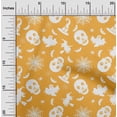 thumbnail image 2 of oneOone Rayon Light Peach Fabric Halloween Craft Projects Decor Fabric Printed By The Yard 56 Inch Wide, 2 of 4