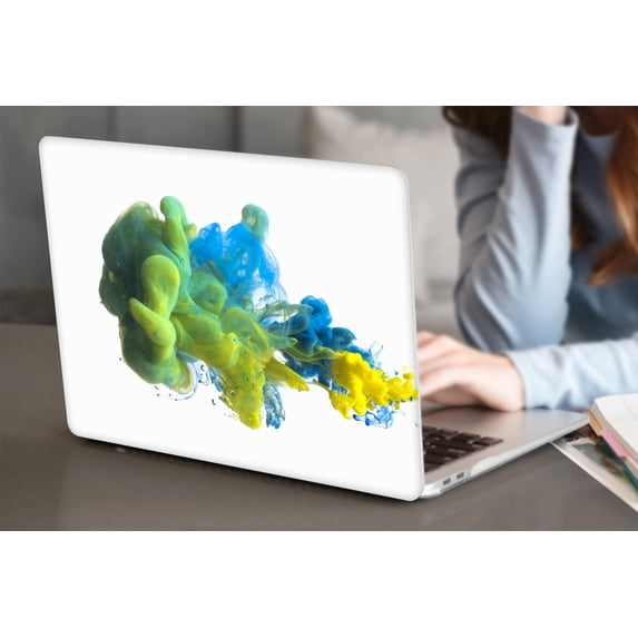 KSK KAISHEK Hard Case Cover Only for 2022.0 Released MacBook Air 13.6" m2 with Touch ID Type C Model: A2681 Colorful A 114_4 + Black Keyboard Cover