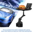 thumbnail image 4 of Bandeja Ajustable Para Automóvil Bandeja Negra Para Automóvil Escritorio Abs Mesa De Comida Para Automóvil Gran Capacidad De Carga Plato Portátil Para Automóvil Con Ranura Para Teléfono Para Taza De Scienceny VI009351-01, 4 of 7