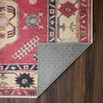thumbnail image 4 of My Magic Carpet 5'x7' Machine Washable Non-Slip Dining Living Room Area Rug - Shary Coral, 4 of 5