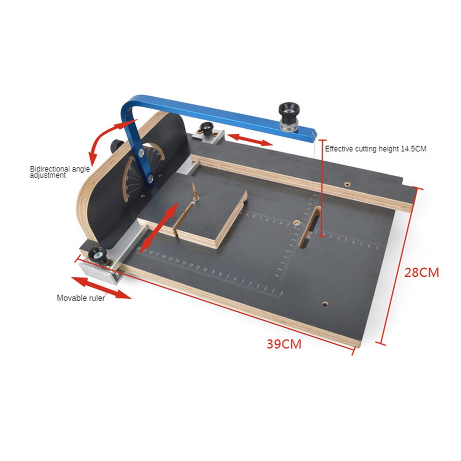 Electric Low Density Sponge Cutting Machine Light Household Foam Cutter 390x280mm Cutting Table