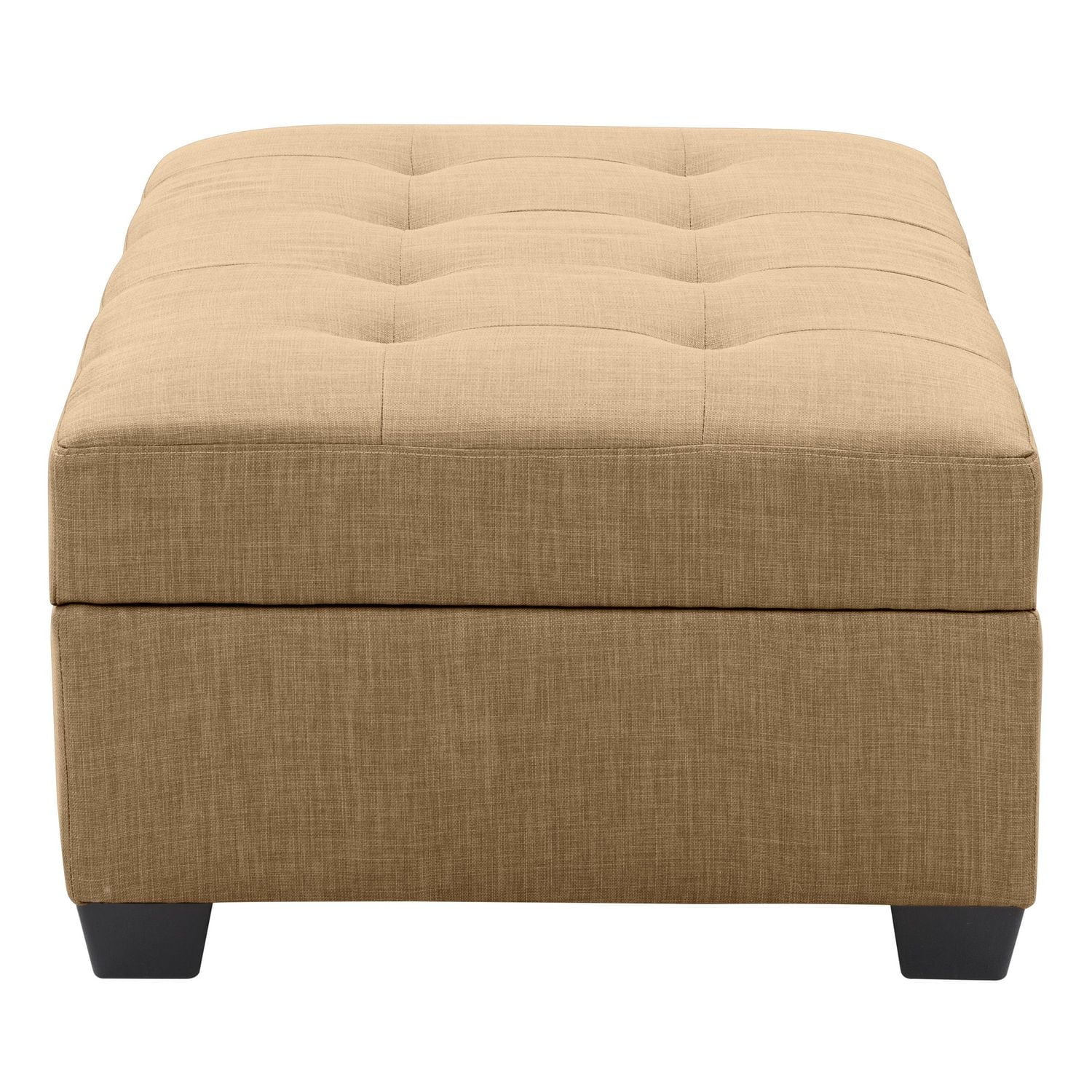 CorLiving Antonio Tufted Fabric Upholstered Rectangular Storage Ottoman