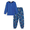Blue, variant on Boys Pajamas Long Sleeve Henley Top and Pants Boys 2 Piece Pajama Set Sleepwear