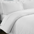 thumbnail image 4 of Superior Chain Links Embroidered Cotton Duvet Cover Set, Full/Queen, White/White, 4 of 11